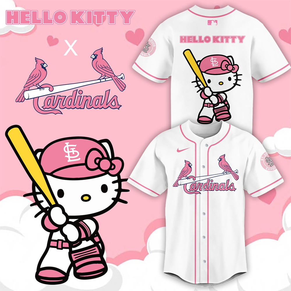 St. Louis Baseball x Hello Kitty Night September 19th Jersey Baseball Lovers Gifts