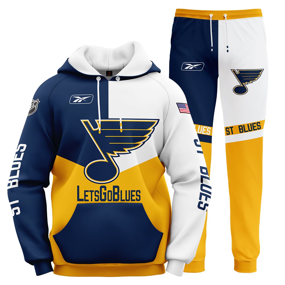 St. Louis Blues NHL Team Sport Hoodie Tracksuit Gift For Sport Music Fans