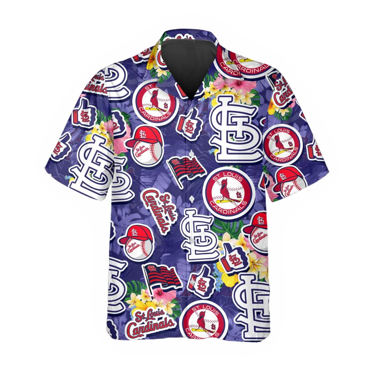 St. Louis Cardinals Floral Summer Aloha Hawaiian Shirt for Men And Women Gift For Sport Music Fans