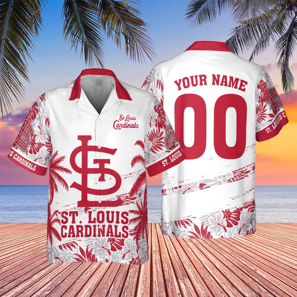 St. Louis Cardinals Personalized Tropical Aloha Hawaiian Shirt for Men And Women Gift For Sport Music Fans