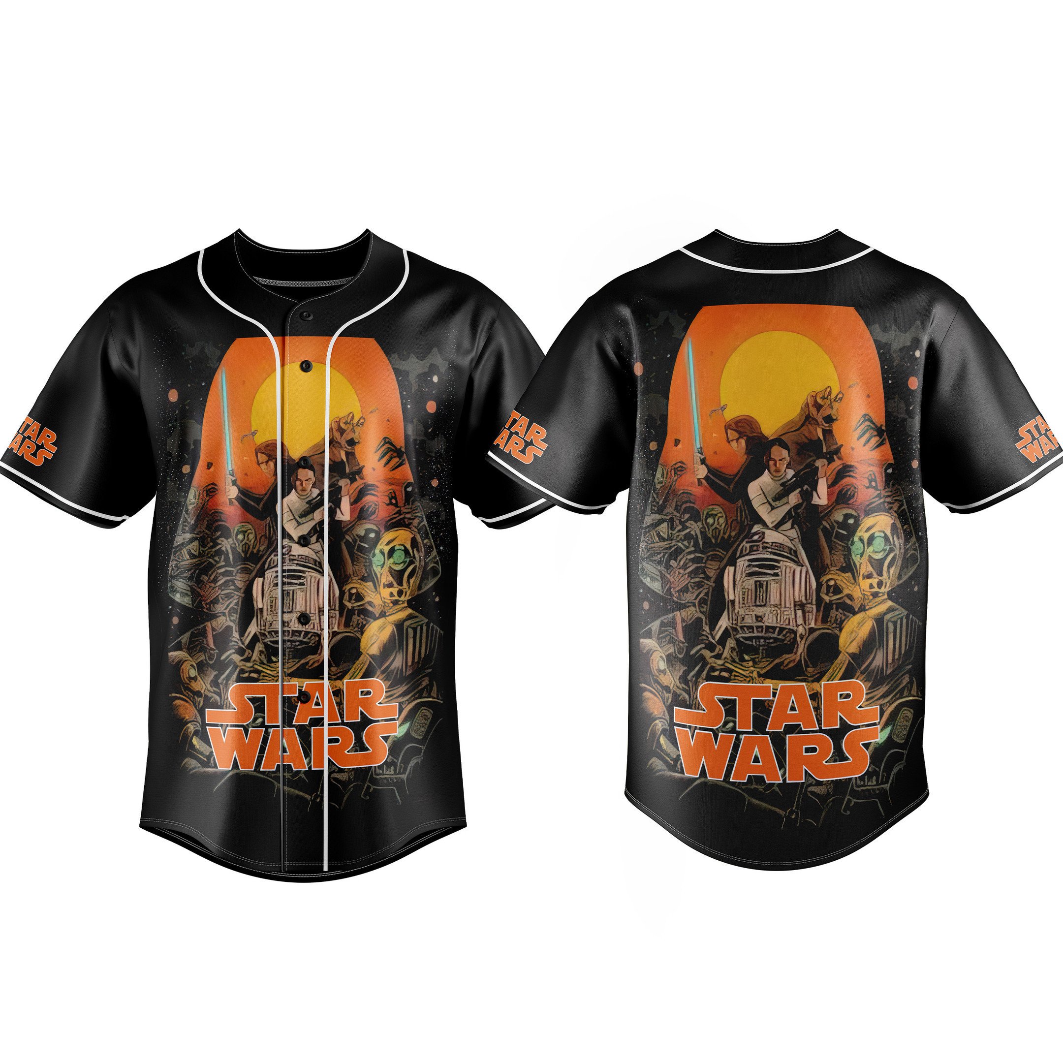 Star Wars Baseball Jersey For Fans