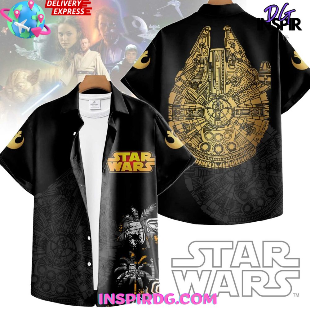 Star Wars Millennium Falcon Tropical Special Hawaiian Shirt Gift For Sport Music Fans