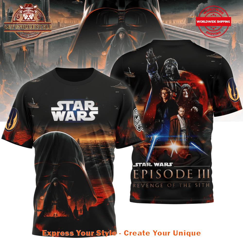 Star Wars Revenge of The Sith Limited T-shirt Gift For Sport Music Fans
