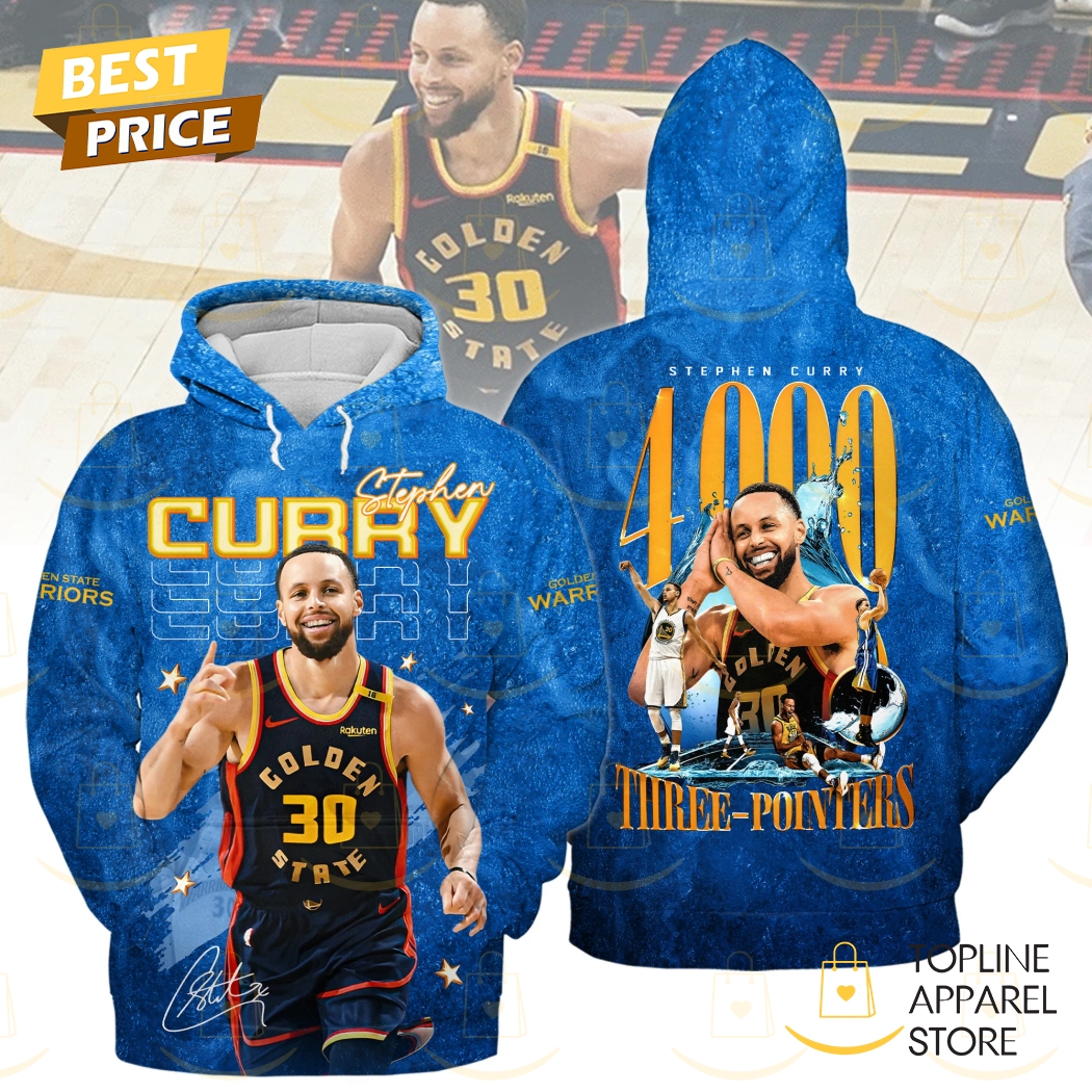 Stephen Curry Golden State Warriors 4000 Threes - Pointers Hoodie Gift For Sport Music Fans