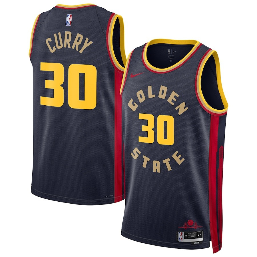 Stephen Curry Jersey Golden State Warriors City Swingman Player Jersey Fan Merch Apparel