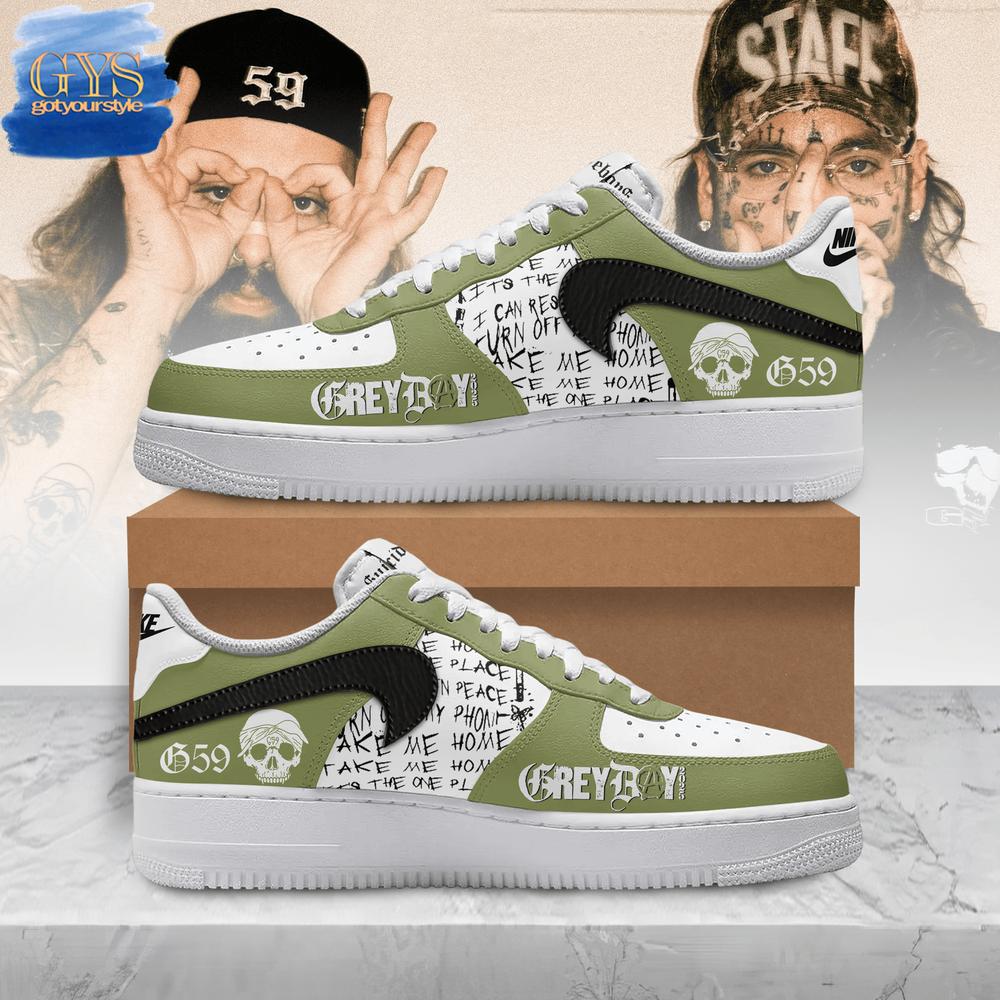 Suicideboys Grey Day Tour 2025 Limited Edition Air Force 1 Sneakers