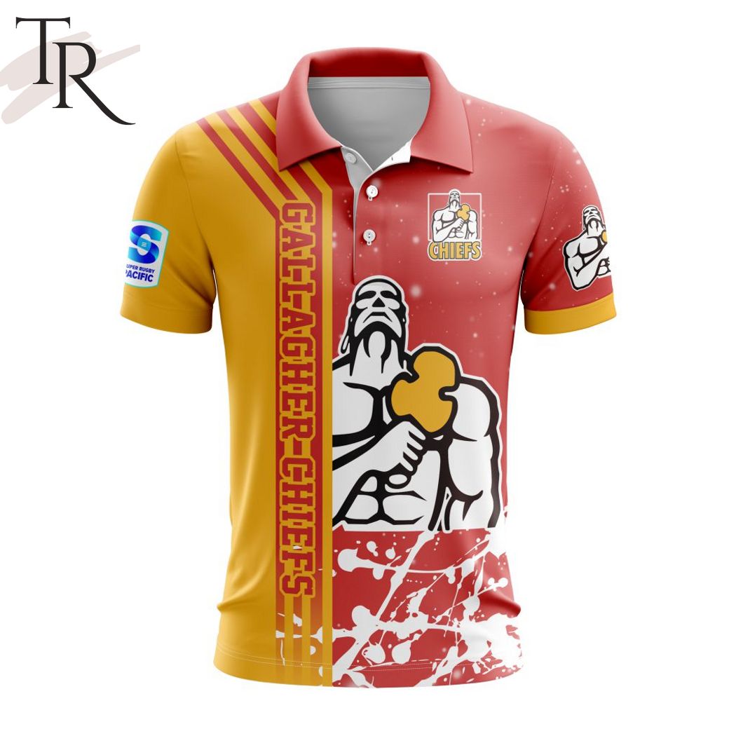 Super Rugby Gallagher Chiefs Special Design Polo Shirt