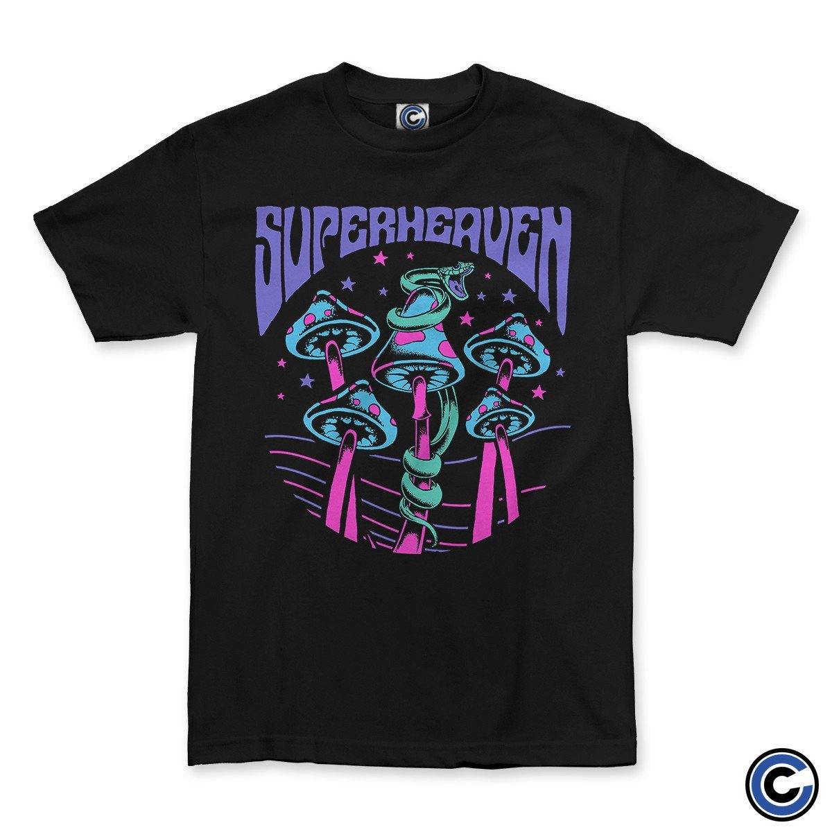 Superheaven Merch Snake Mushroom Shirt Superheaven Shirt