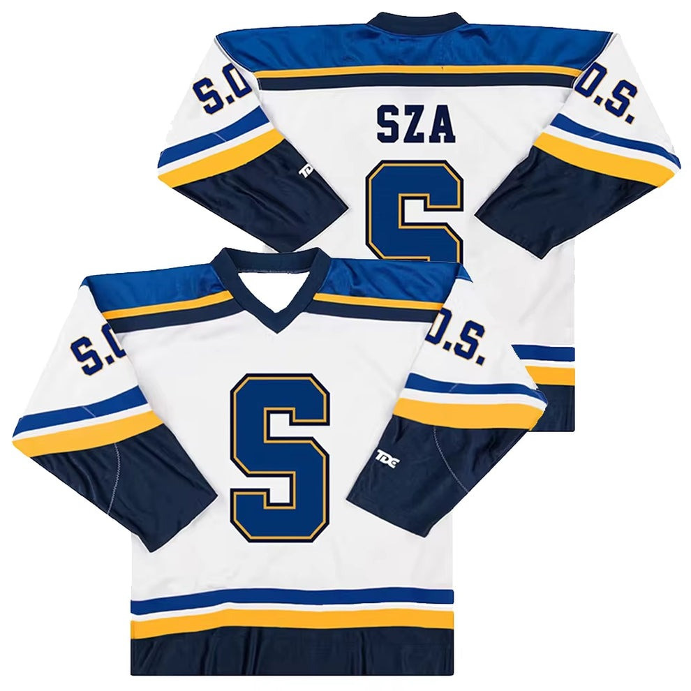 Sza Sos Merch Jersey Signature Long Sleeve Jersey SZA Tour Concert Merch Fan Gifts