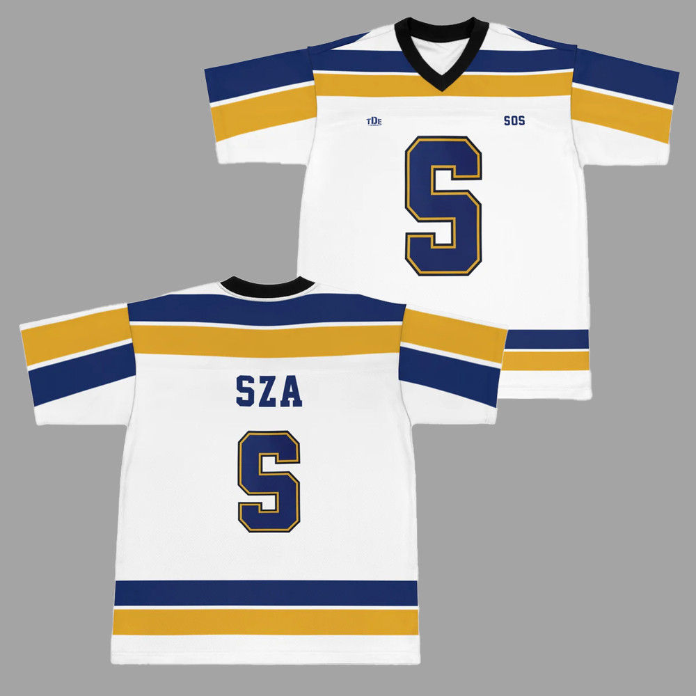 SZA Sos Merch Signature Sos Jersey Gifts For Someone Who Loves Music