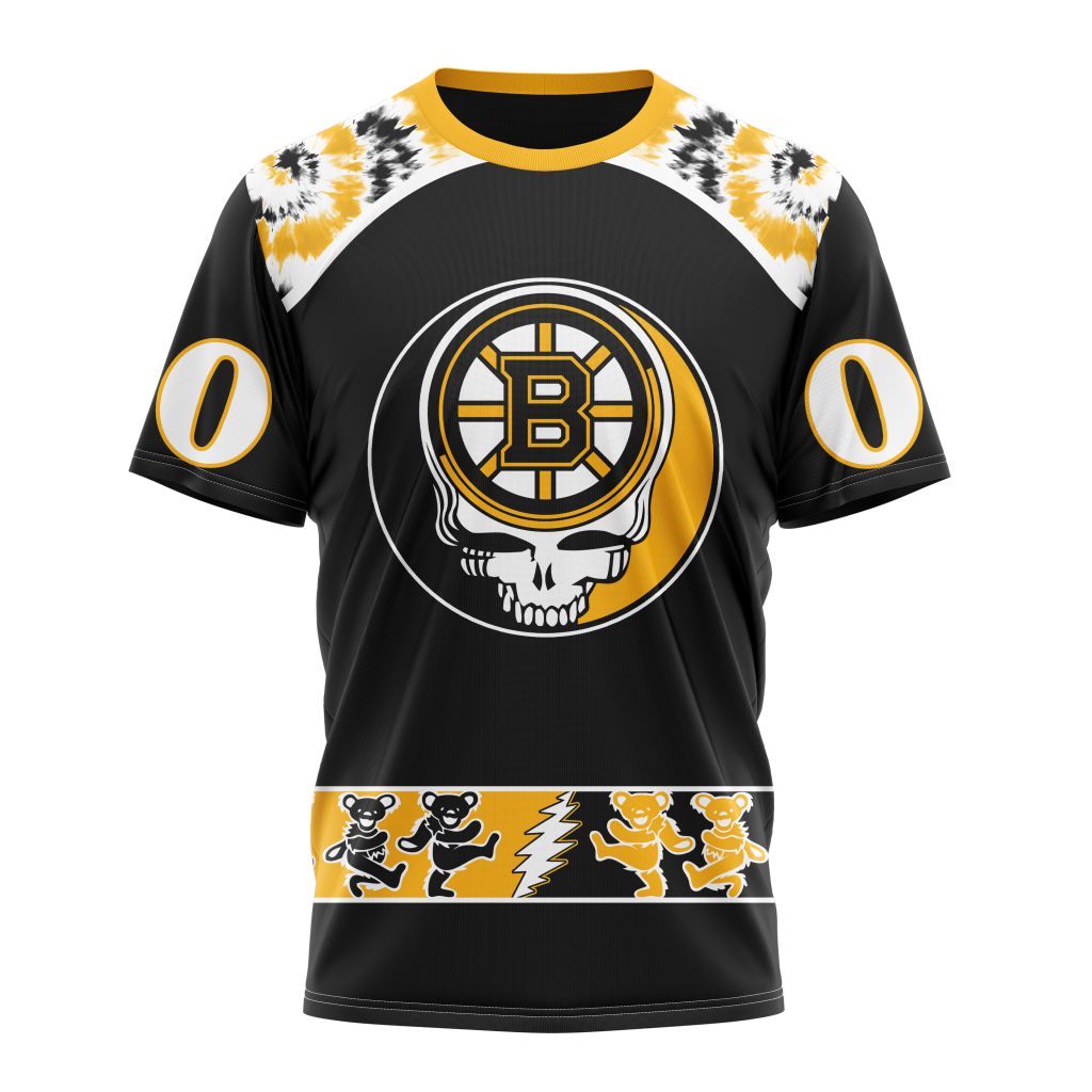 T-shirt NHL Boston Bruins Special Grateful Dead Design ST2301 Gift For Sport Music Fans