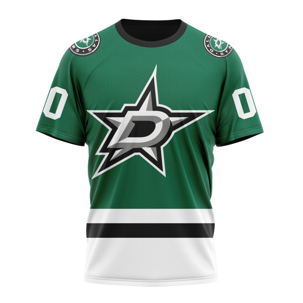 T-shirt NHL Dallas Stars Personalized Home Kits ST24 Gift For Sport Music Fans