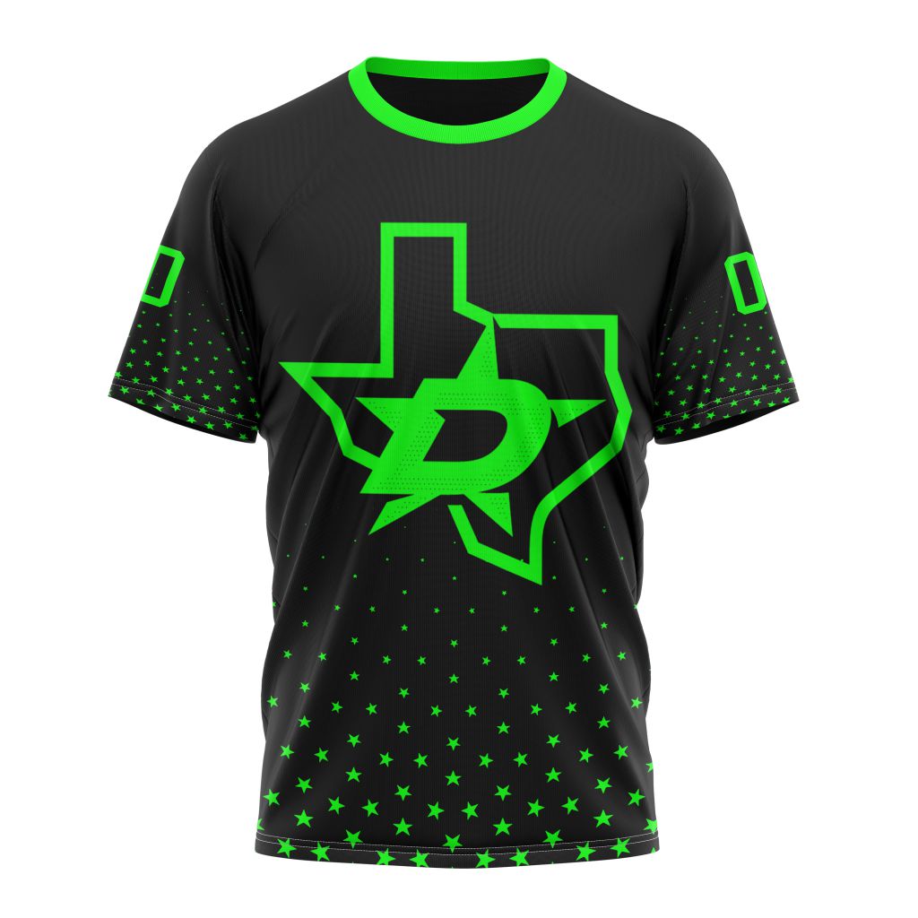 T-shirt NHL Dallas Stars Special Blackout Design ST2401 Gift For Sport Music Fans