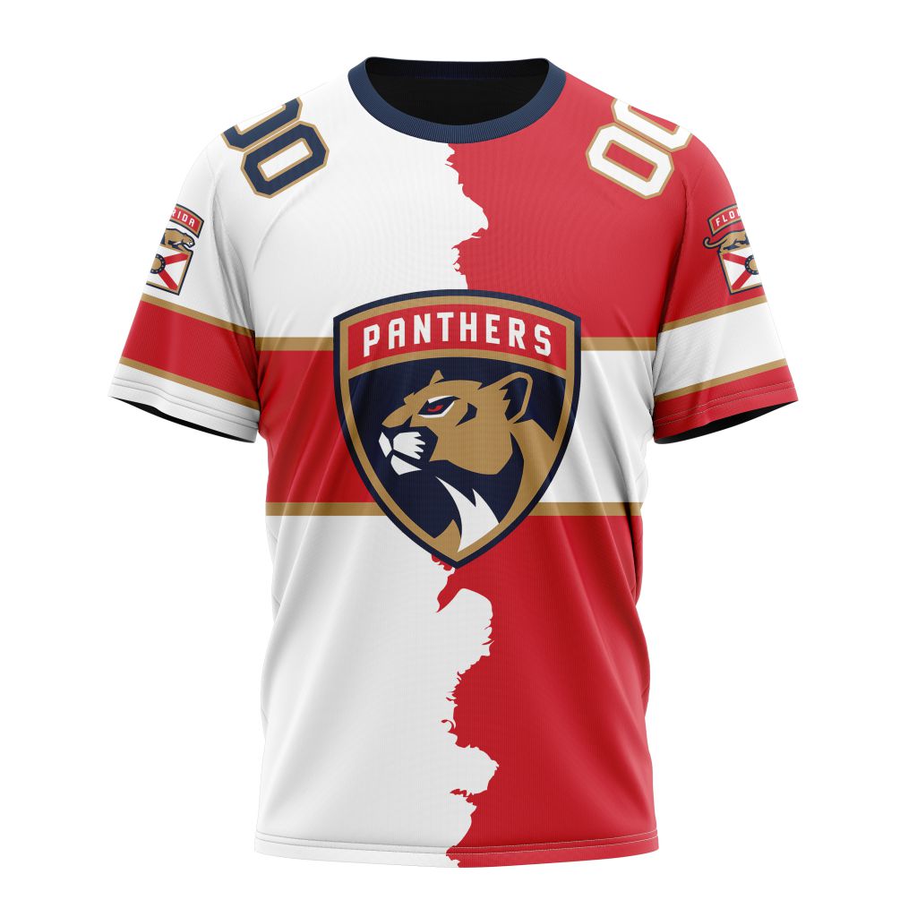 T-shirt NHL Florida Panthers Personalize 2023 Home Mix Away Kits Gift For Sport Music Fans