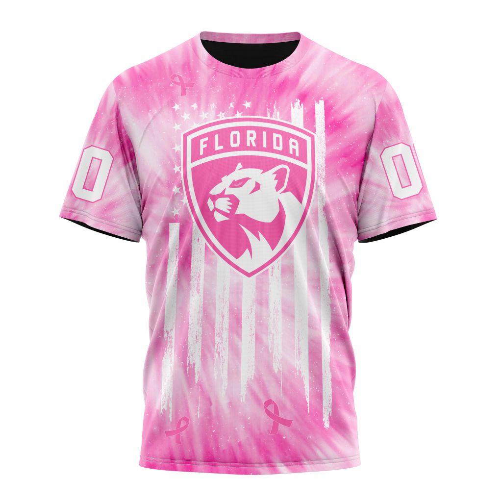T-shirt NHL Florida Panthers Special Pink Tie-Dye ST2201 Gift For Sport Music Fans