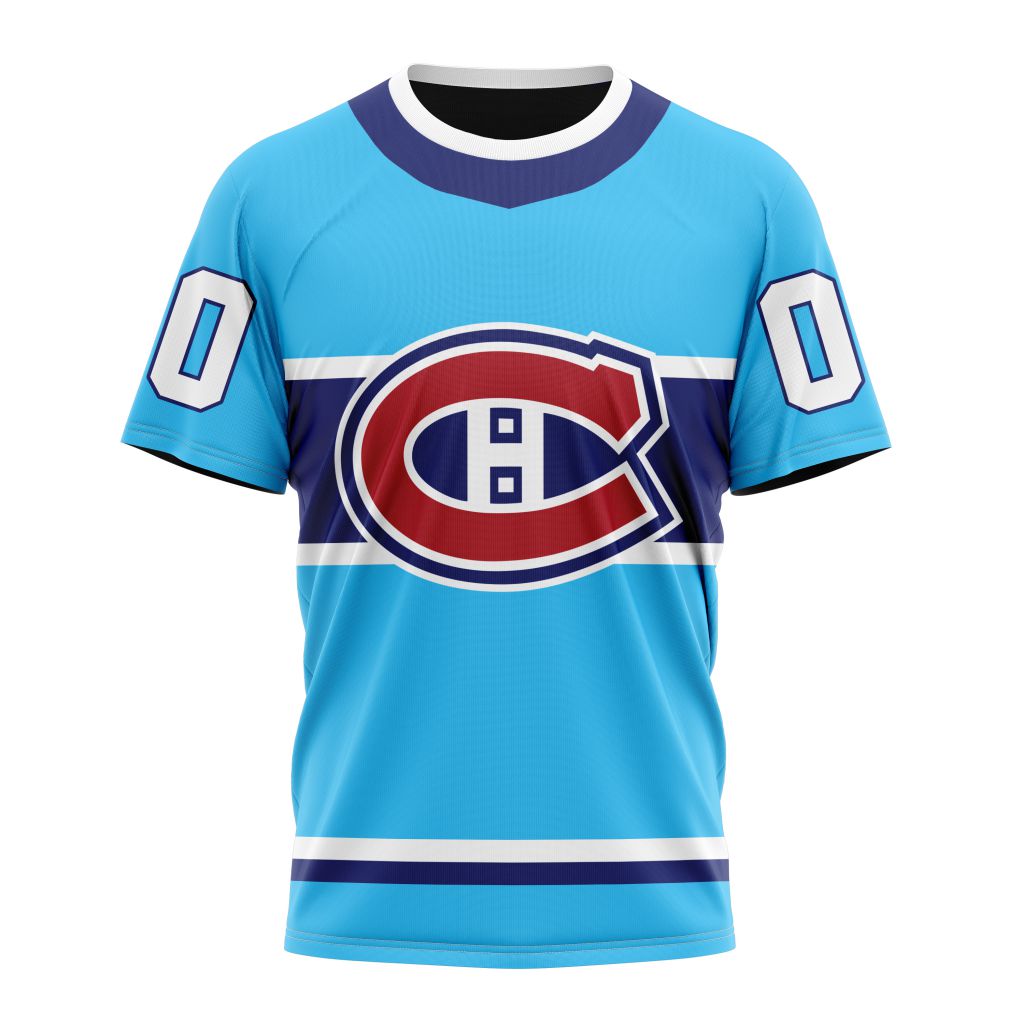 T-shirt NHL Montreal Canadiens Reverse Retro Kits 2022 Gift For Sport Music Fans