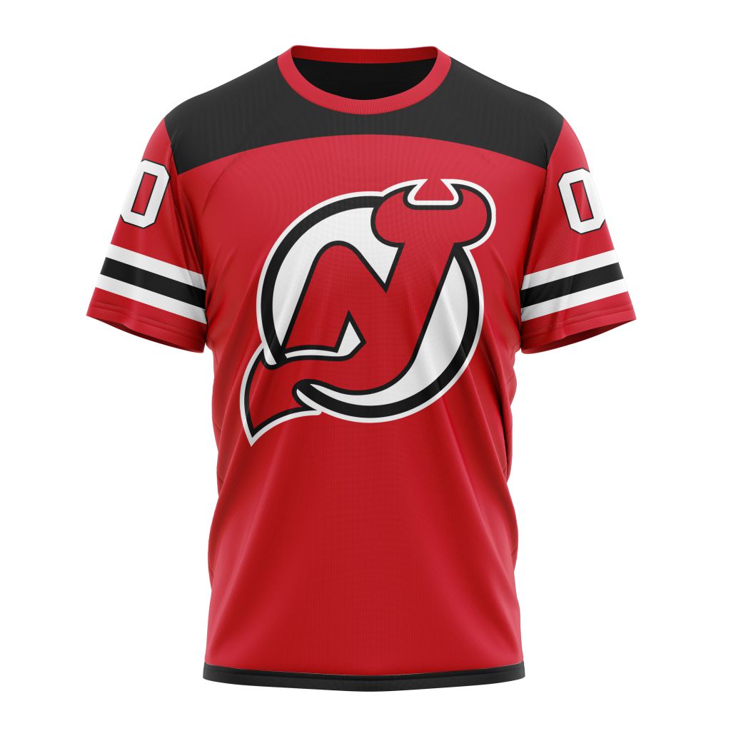 T-shirt NHL New Jersey Devils Personalized Home Kits ST24 Gift For Sport Music Fans
