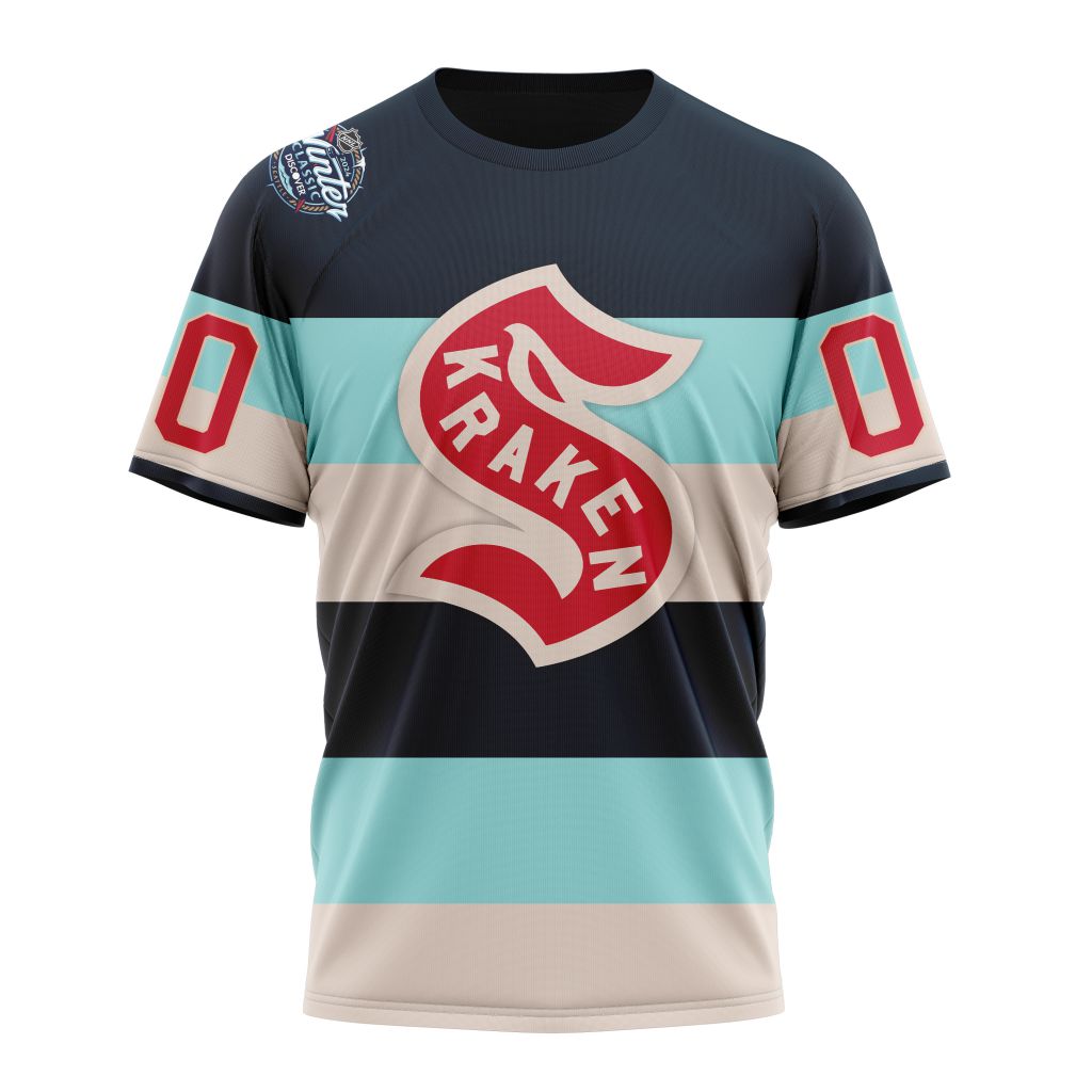 T-shirt NHL Seattle Kraken 2025 Winter Classic Customized Kits Gift For Sport Music Fans