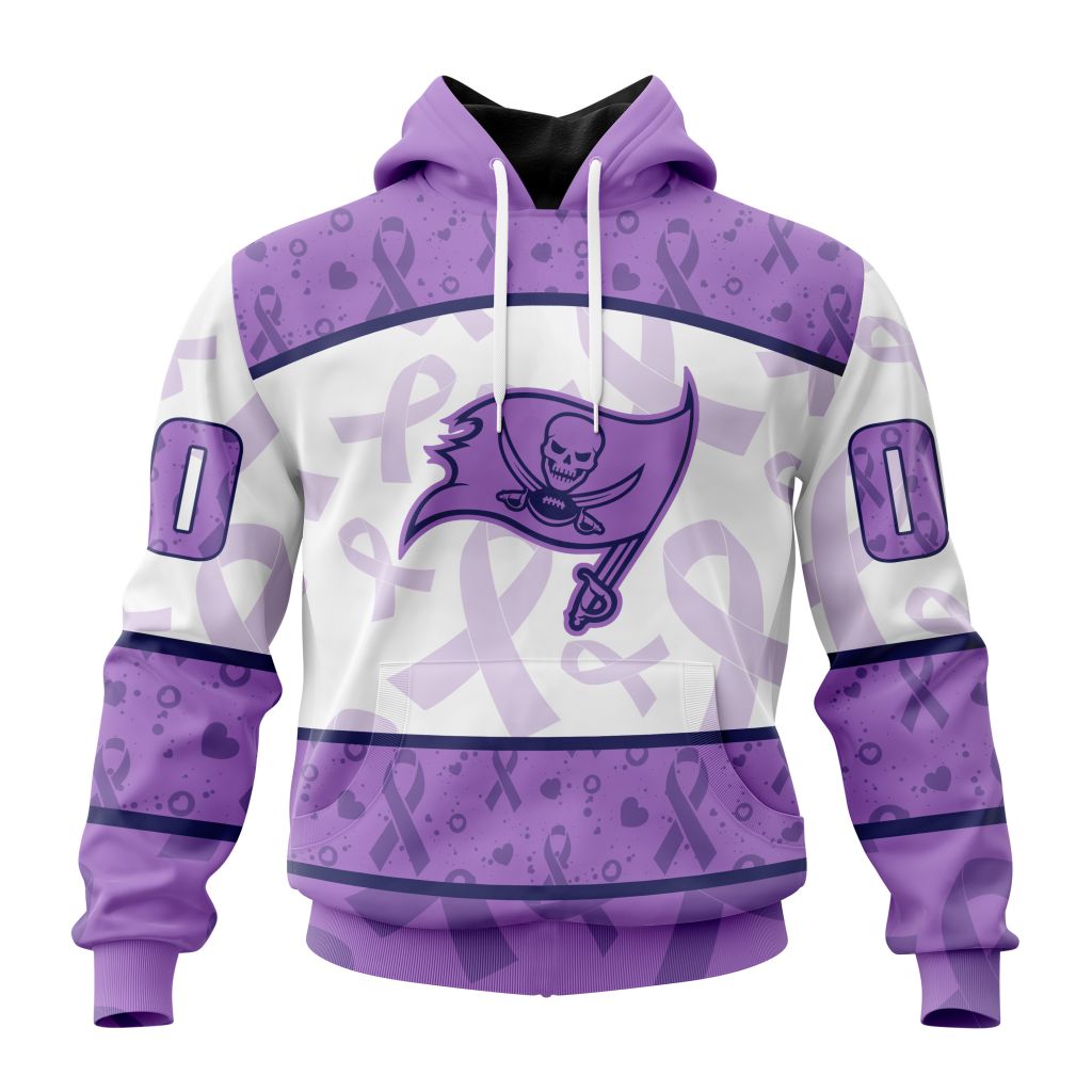Tampa Bay Buccaneers Cancer NFL Football Team Hoodie