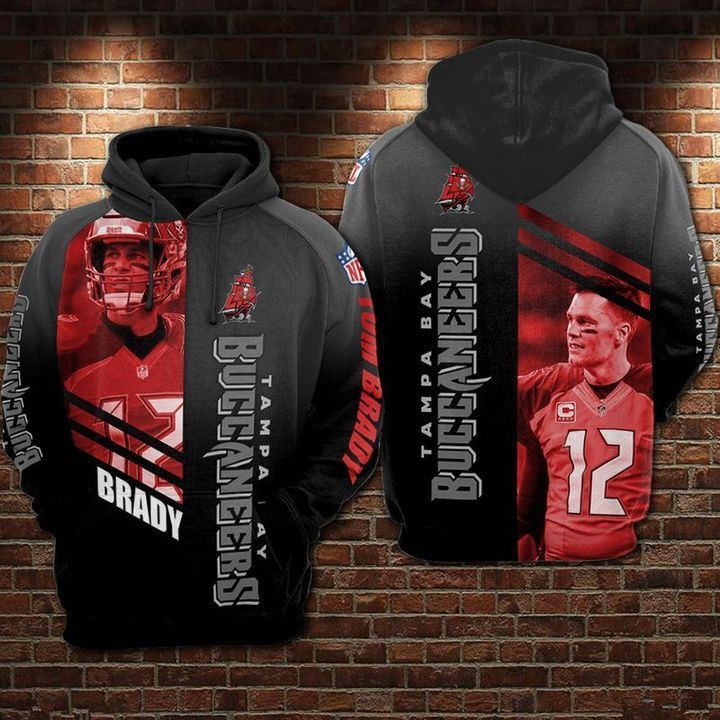 Tampa Bay Buccaneers Number 12 Zip Hoodie  Zip Hoodie