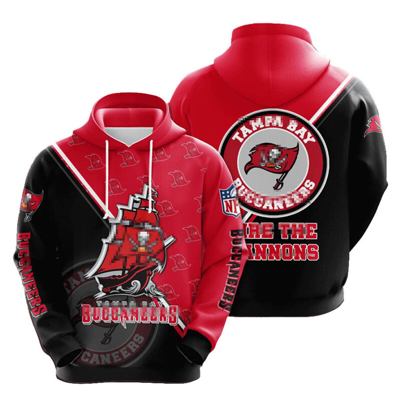Tampa Bay Buccaneers Pirate Ship Logo NFL Football Team Hoodie
