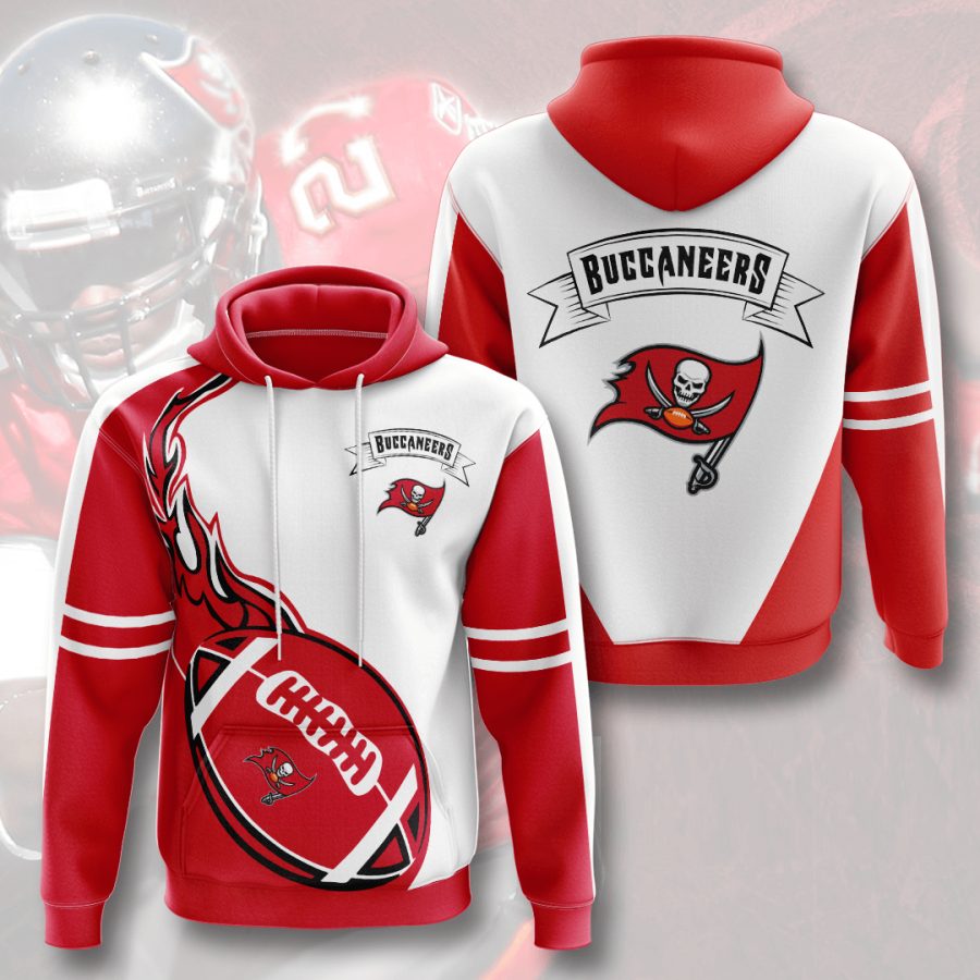 Tampa Bay Buccaneers Red White V1 NFL Football Team Hoodie