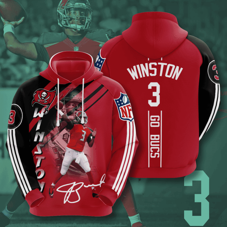Tampa Bay Buccaneers Winston 3 Hoodie  Zip Hoodie Version 84