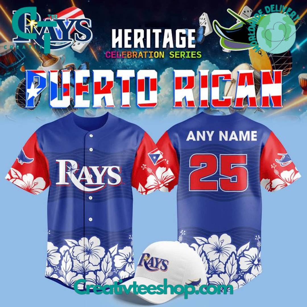 Tampa Bay Rays Puerto Rican Heritage Night 2025 Special Baseball Jersey
