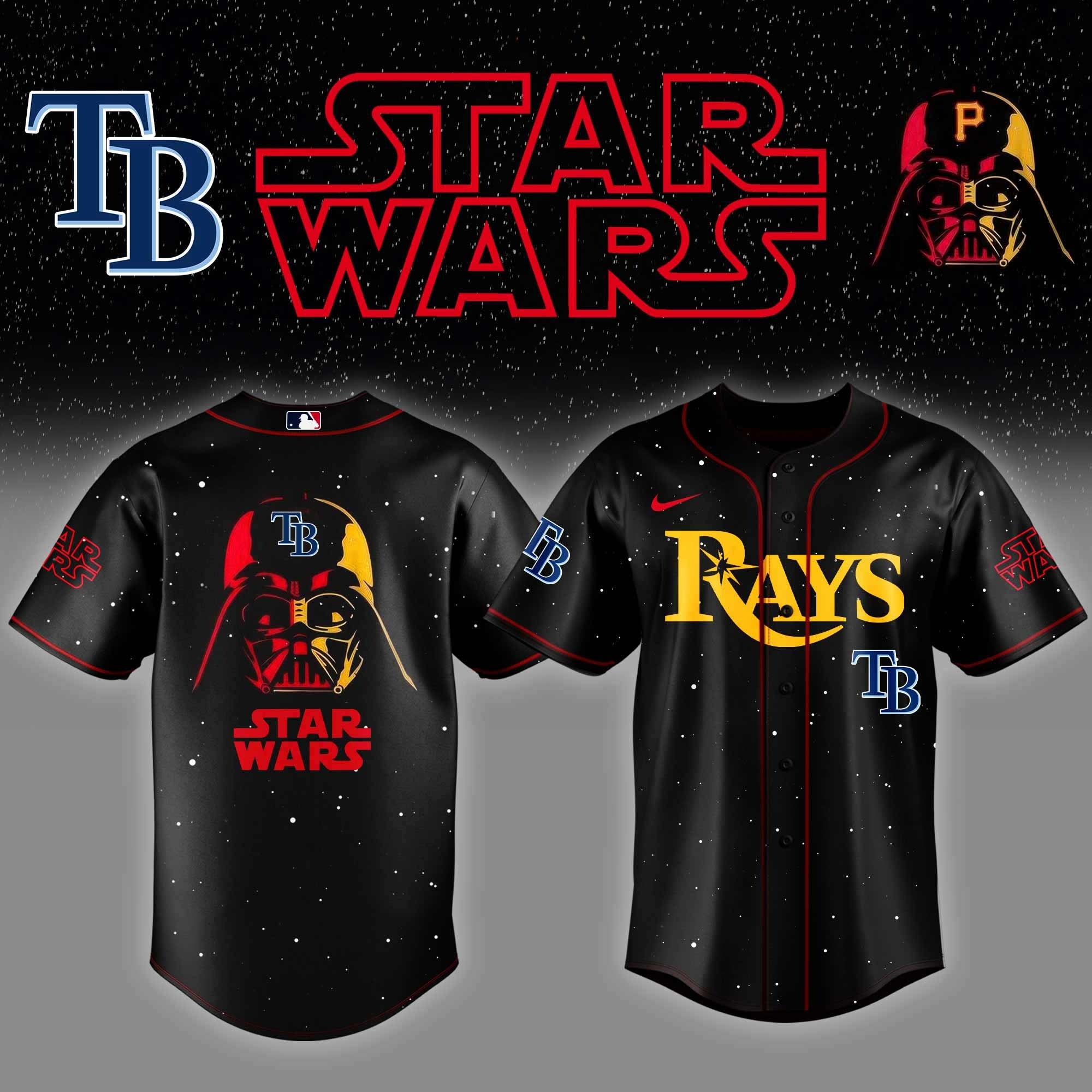 Tampa Bay Rays X Star Wars Jersey Fan Gear Merchandise Best Gifts For Baseball Lovers
