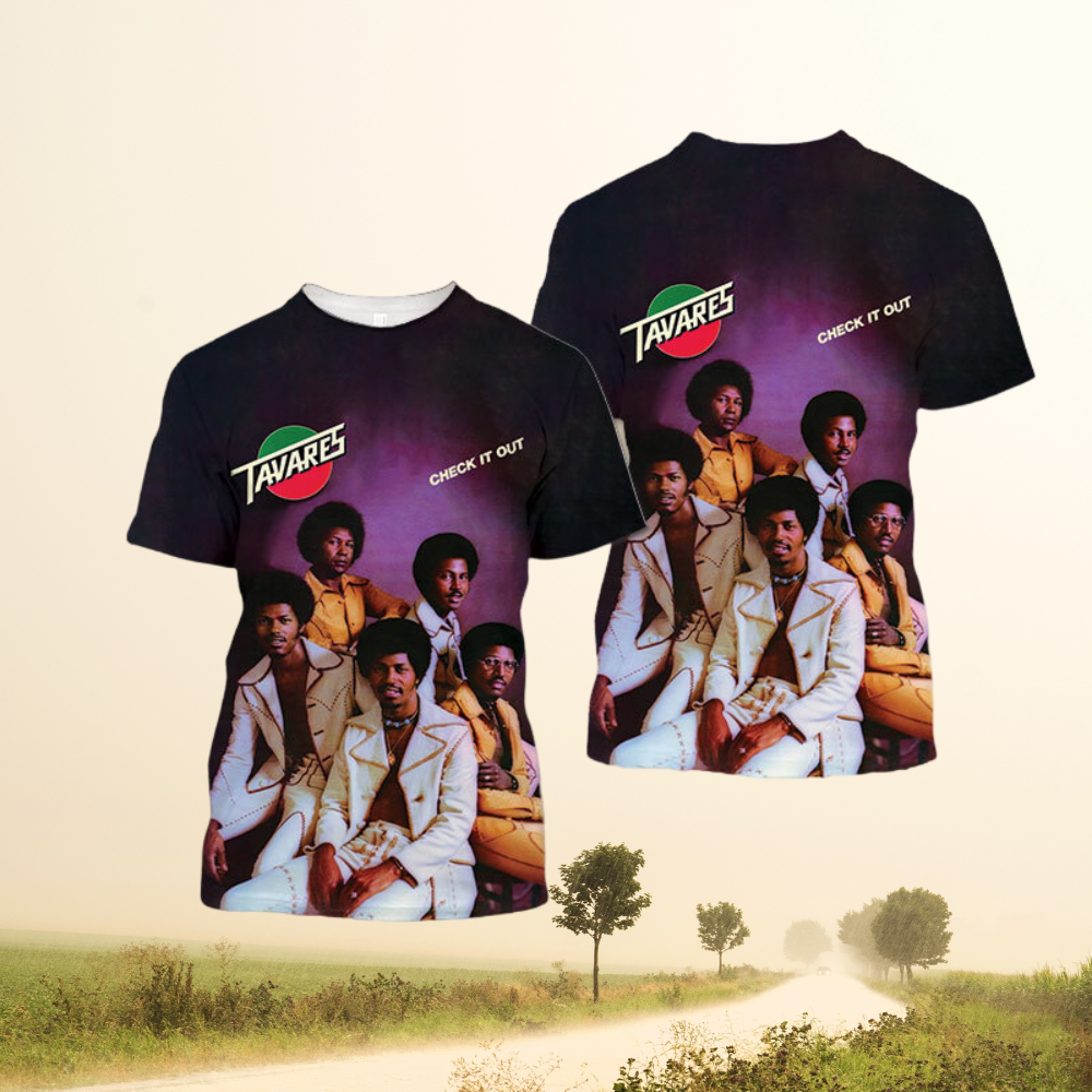 Tavares Check It Out Album Cover T-Shirt