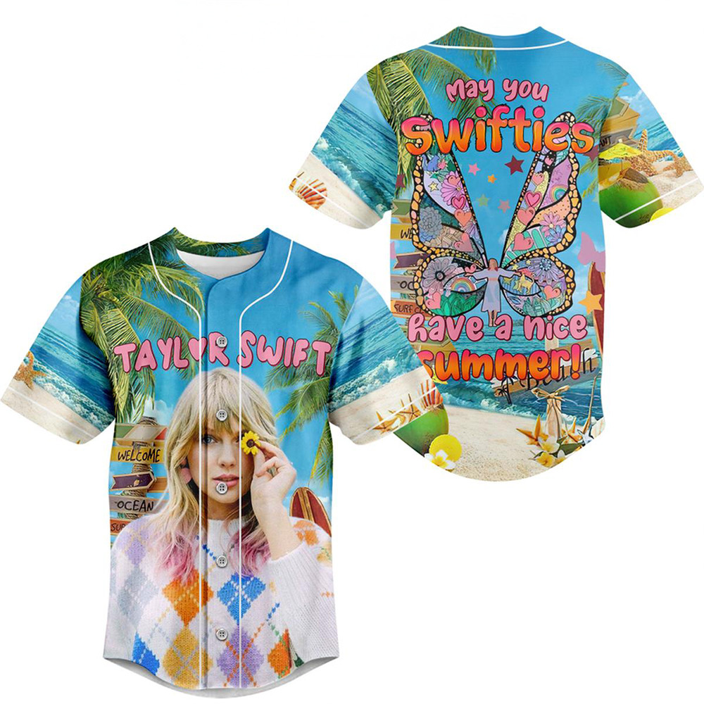 Taylor Swift May You Swifties Have A Nice Summer Baseball Jersey Gifts For Swifties