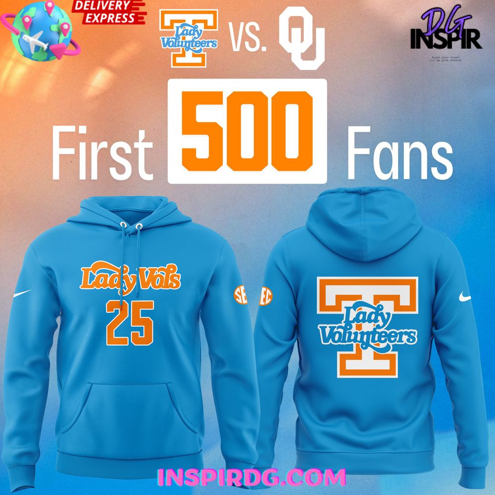 Tennessee Lady Volunteers Basketball 2025 Hoodie Gift For Sport Music Fans