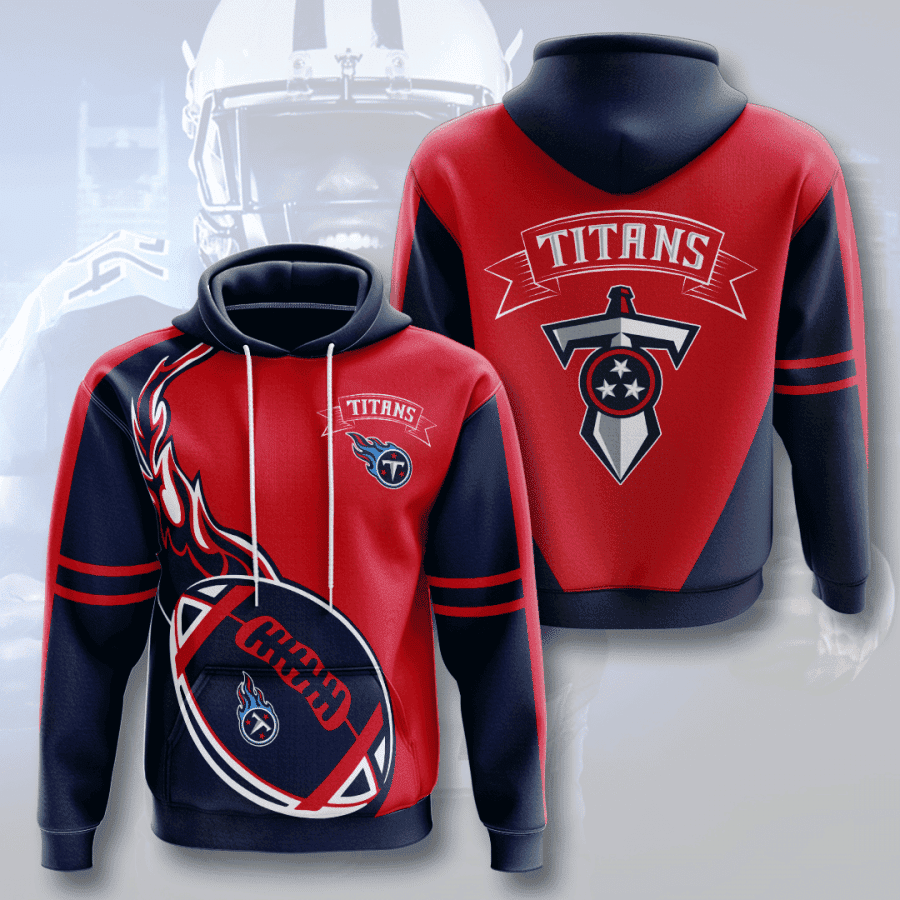 Tennessee Titans Fire Ball Hoodie  Zip Hoodie Version 152