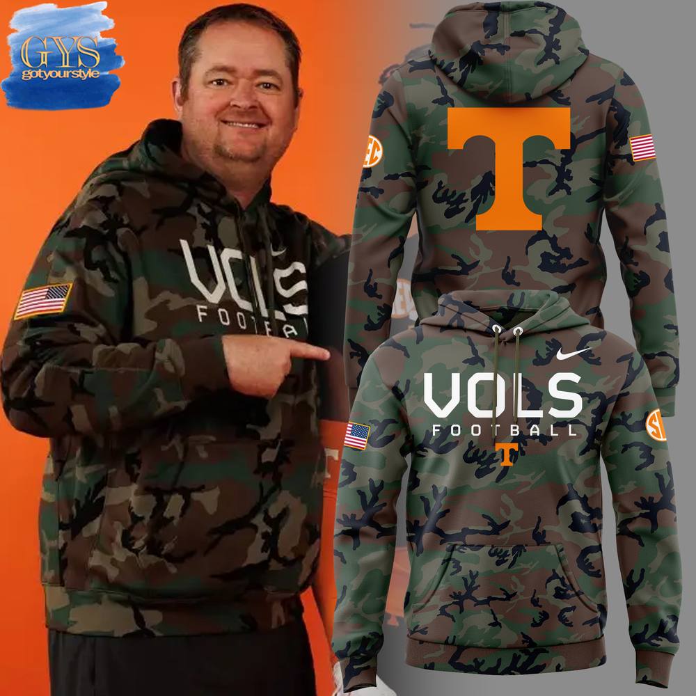 Tennessee Vols 2024 Military Appreciation Limited Edition Camo Hoodie Gift For Sport Music Fans