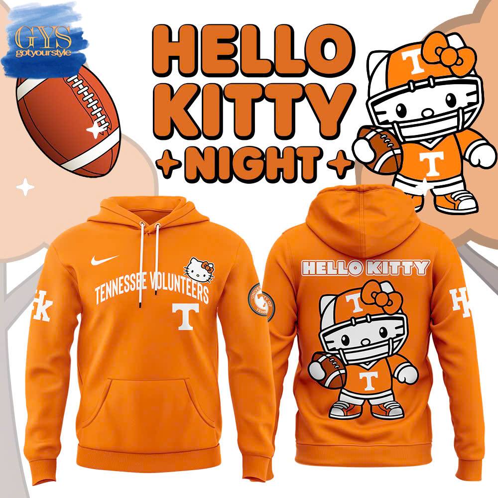 Tennessee Vols Hello Kitty Night Limited Edition Hoodie