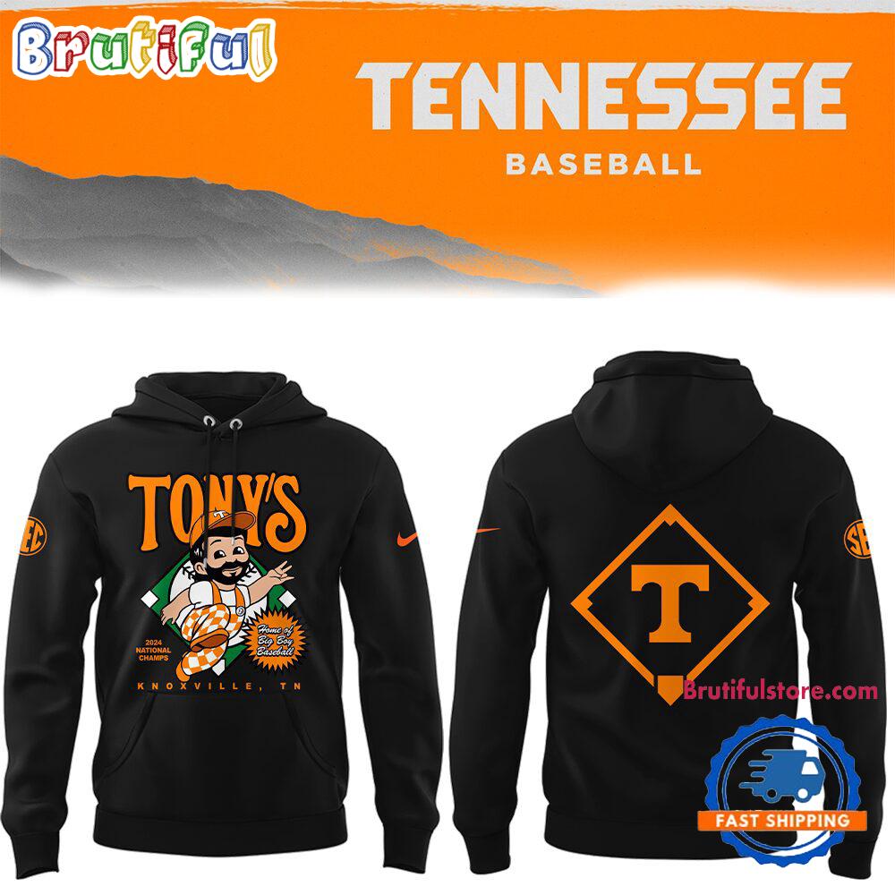 Tennessee Volunteers Baseball x TONYS 3D All Over Print Hoodie