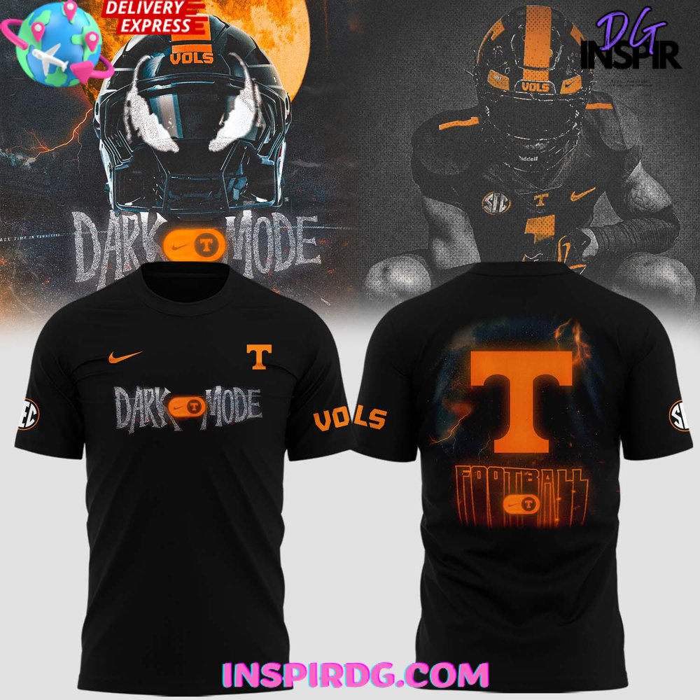 Tennessee Volunteers Dark Mode Limited Edition T-Shirt Gift For Sport Music Fans