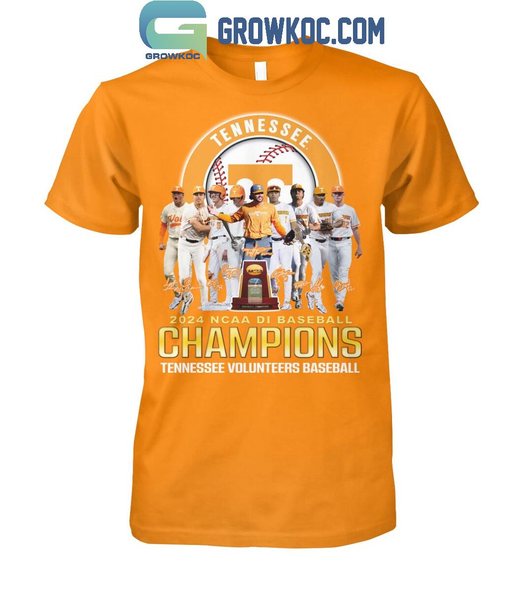 Tennessee Volunteers NCAA DI Baseball Champions 2024 T-Shirt