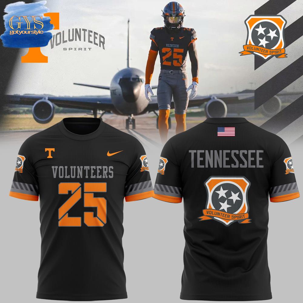 Tennessee Volunteers The Volunteer Spirit Limited Edition Black T-Shirt Premium Merchandise