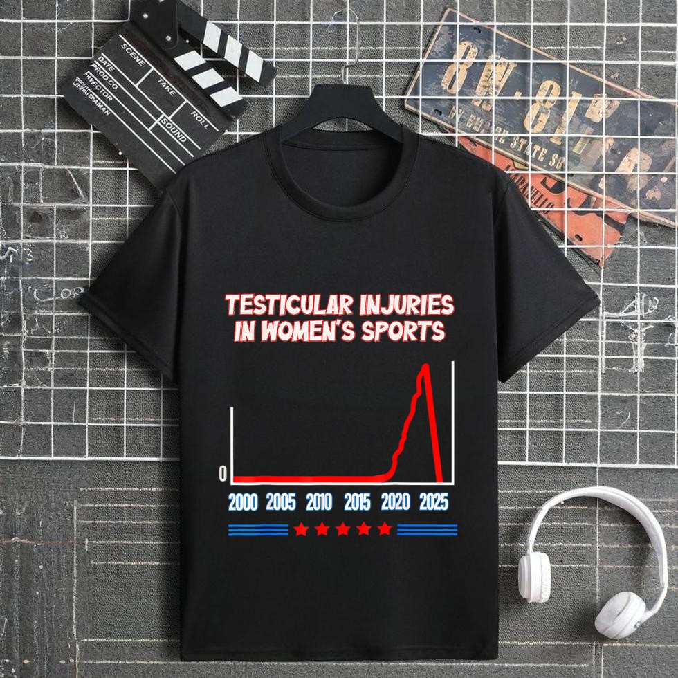 Testicular Injuries in Women's Sports Funny Saying Men T-Shirt