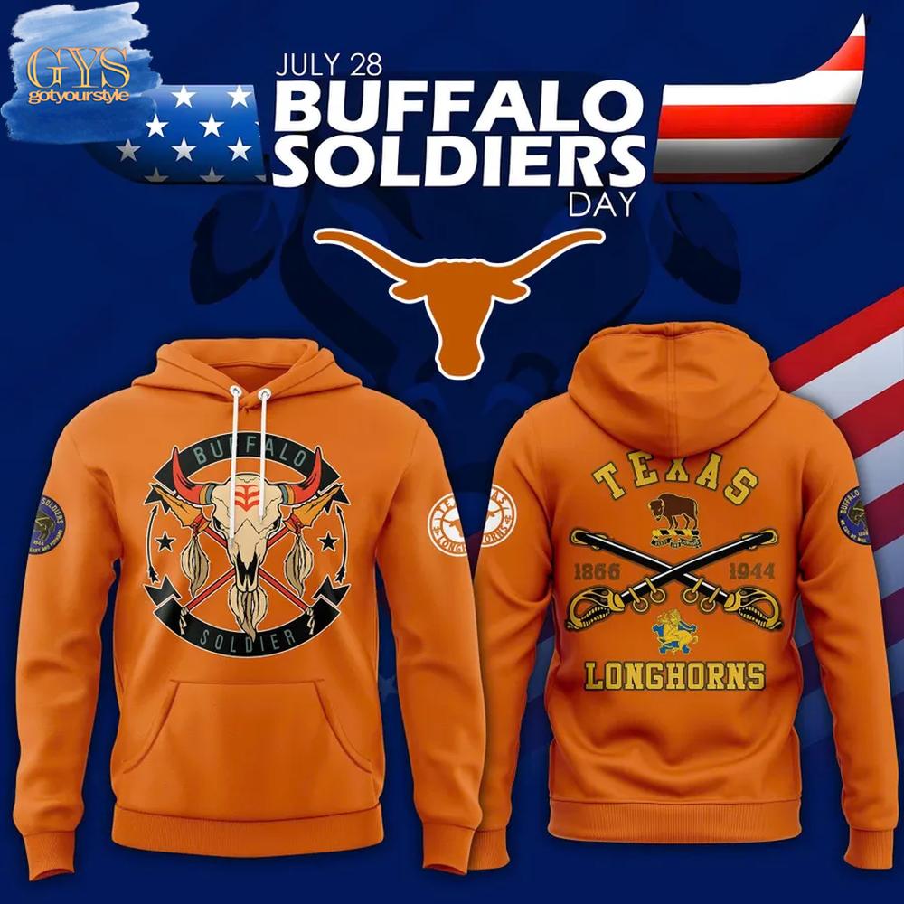 Texas Longhorns 2025 Buffalo Soldiers Day Hoodie Gift For Sport Music Fans