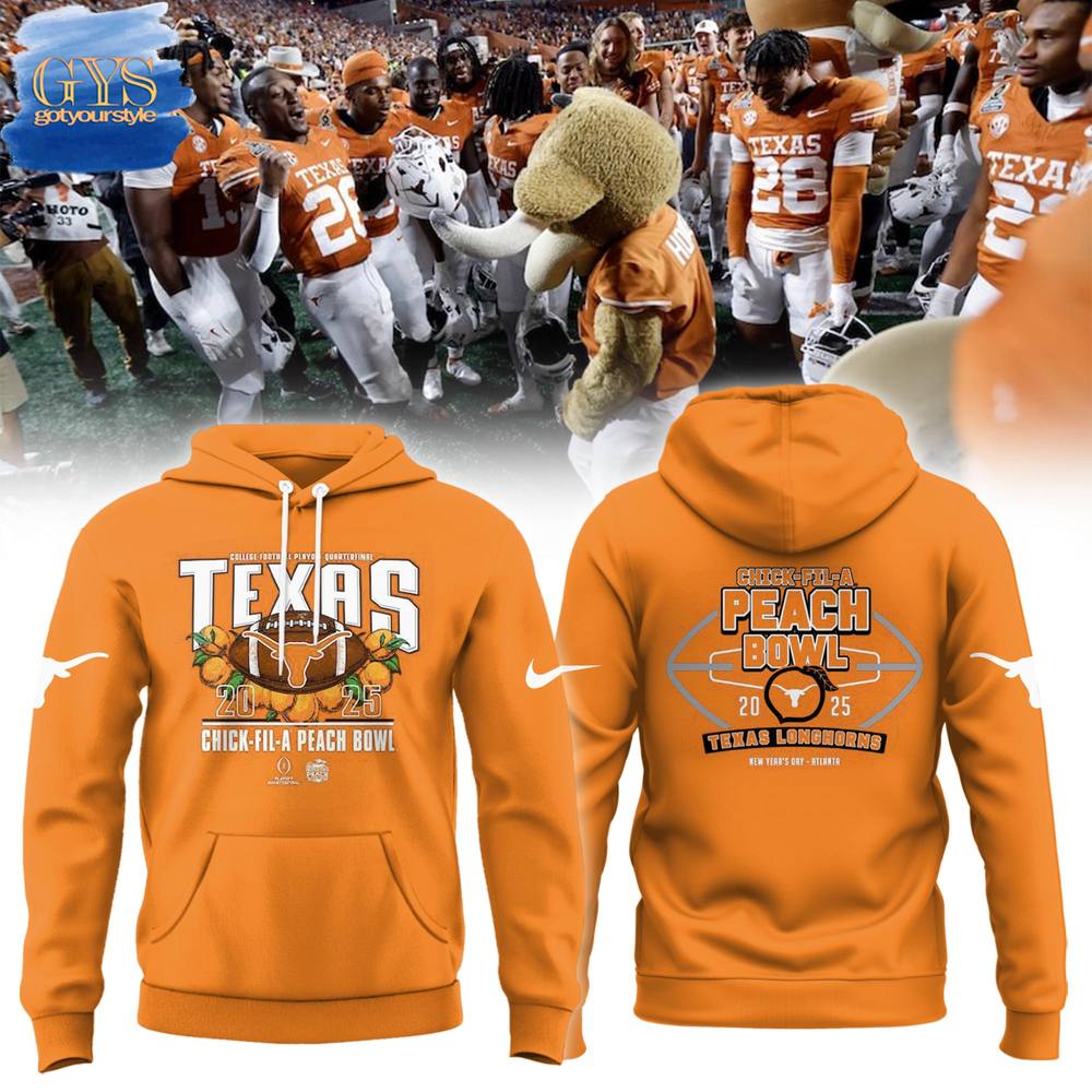 Texas Longhorns 2025 Peach Bowl Limited Edition Hoodie
