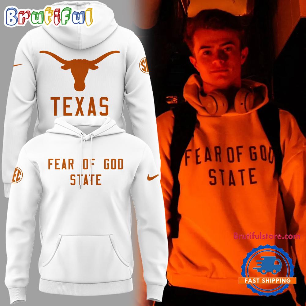 Texas Longhorns Fear Of God State Orange Limited Edition Hoodie