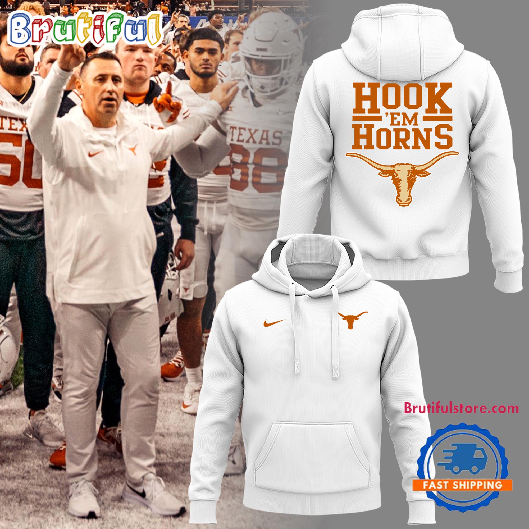 Texas Longhorns Football Hook Em Horns Hoodie