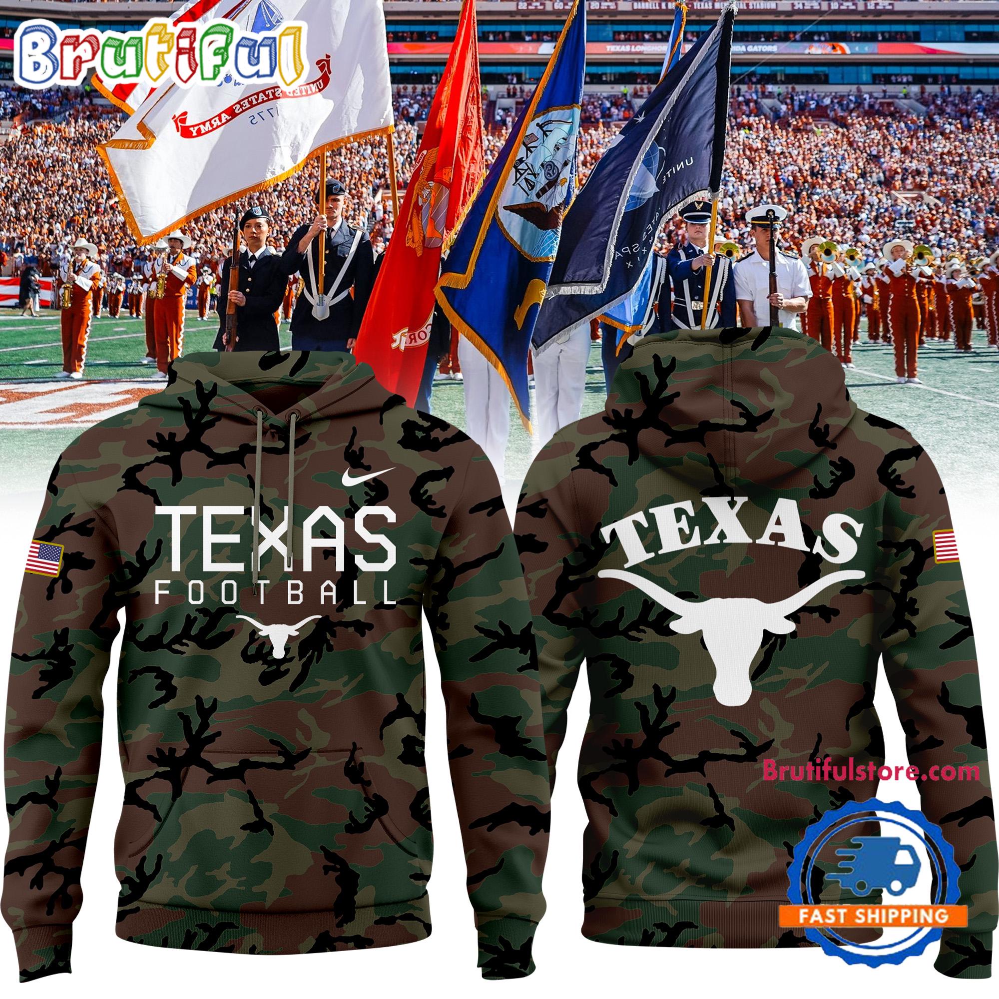 Texas Longhorns Limited Edition 2024 Military Appreciation Hoodie