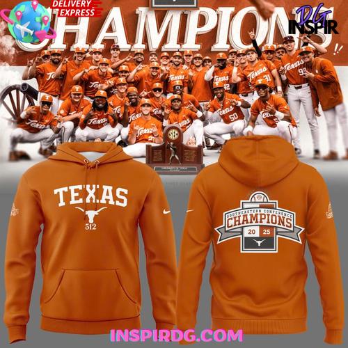 Texas Longhorns Sec Regular Season Title Special Orange Hoodie Premium Merchandise