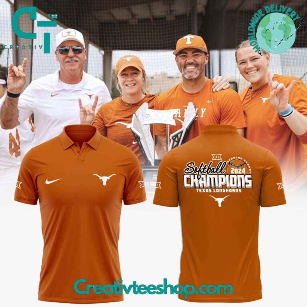 Texas Longhorns Softball 2024 Champions Polo Shirt
