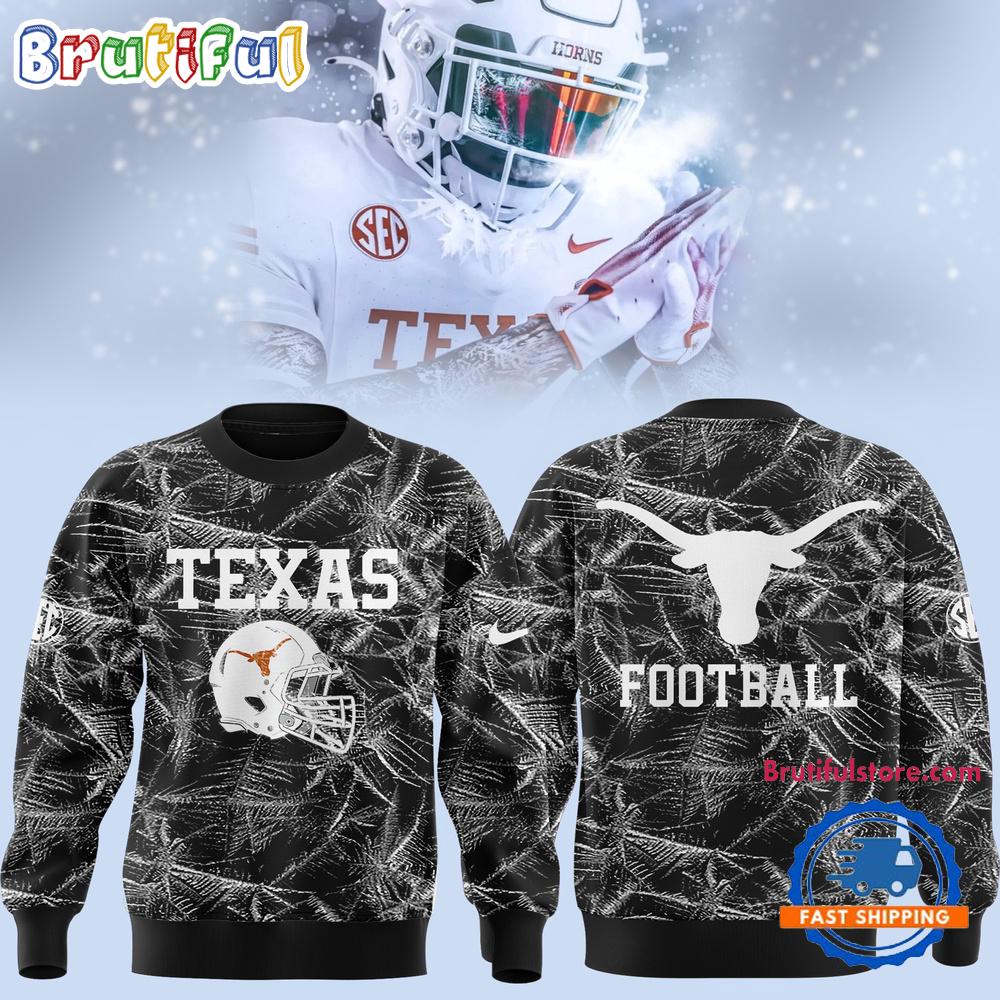 Texas Longhorns The Icy Limited Edition Black Sweatshirt