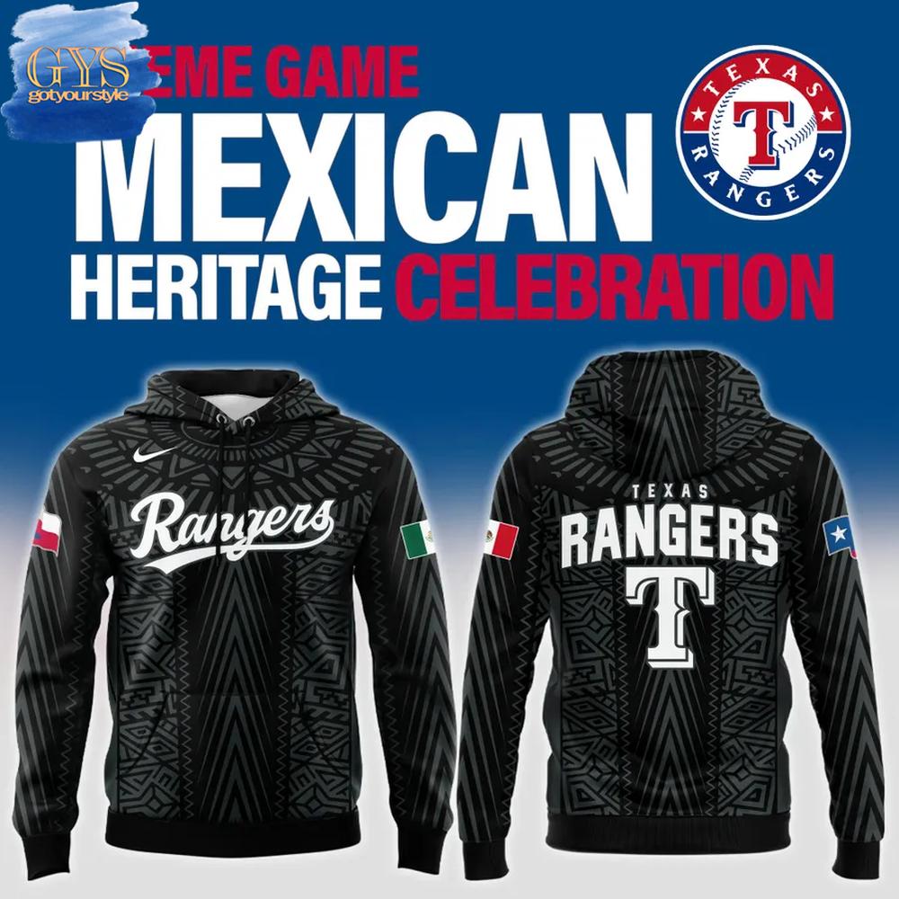 Texas Rangers Mexican Heritage Celebration Limited Edition Hoodie Premium Merchandises