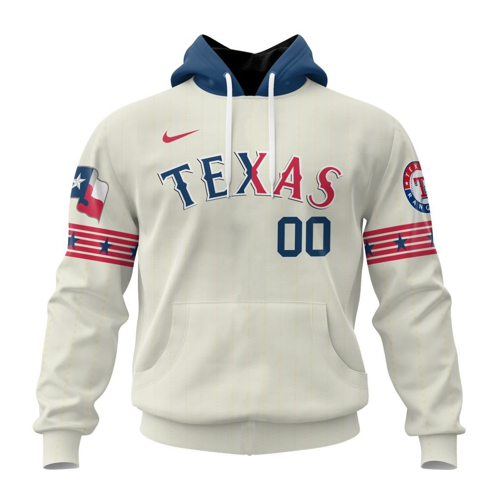 Texas Rangers Personalized Alternate Design Concept Hoodie
